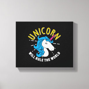 Lienzo Regalo para amante de unicornios unicornio Goberna