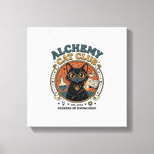 Lienzo Regalo para amantes de gatos de Alchemy Cat - Alch