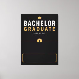 Lienzo Regalo Personalizado de Graduación de Licenciatura