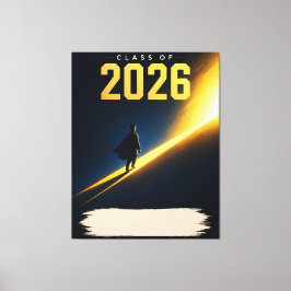 Lienzo Regalo personalizado de graduación para la clase d