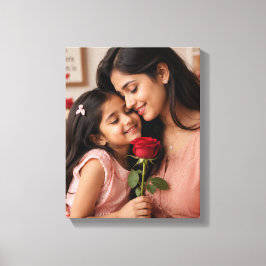 Lienzo Regalo Personalizado Floral Conmovedor
