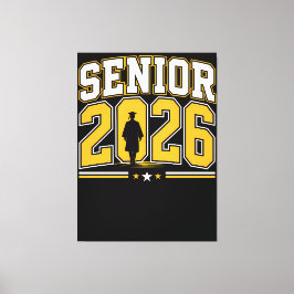 Lienzo Regalo Personalizado Graduación 2026 Senior con No