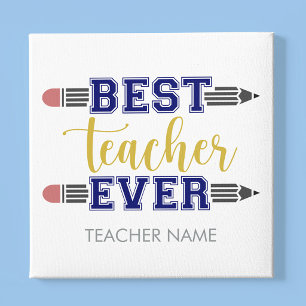 Lienzo Regalo Personalizado Mejor Profesor - Regalo Perso