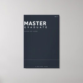 Lienzo Regalo personalizado para graduado de máster 2026
