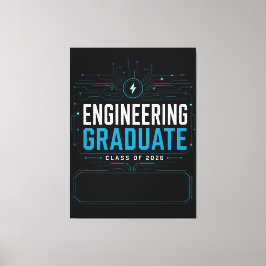 Lienzo Regalo personalizado para graduado en ingeniería 2
