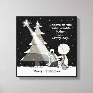 Lienzo Regalo Regalo-Feliz Navidad