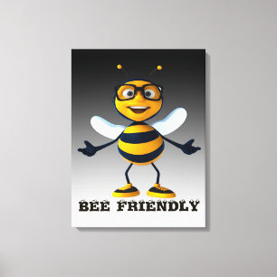 Lienzo Regalos De Abejas Amigables, Amo La Abeja, Regalo 
