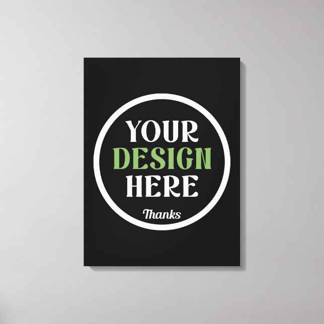 Lienzo Regalos de boda personalizados, elegantes, clásico (Anverso)