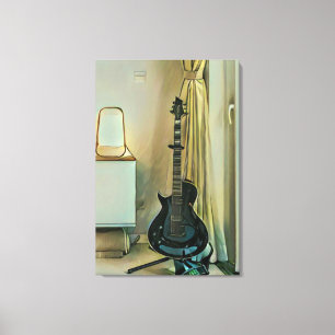 Lienzo Regalos de guitarra para papá