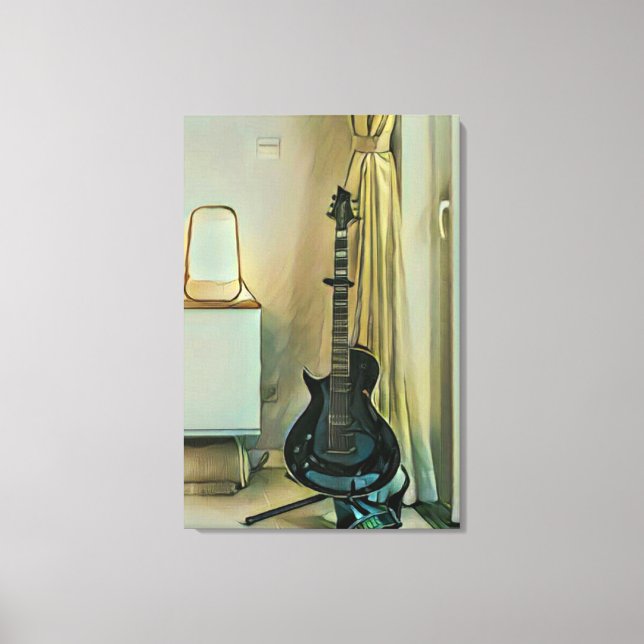 Lienzo Regalos de guitarra para papá (Anverso)