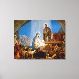 Lienzo Regalos de la escena de la natividad para el