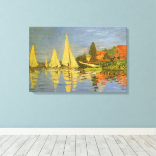 Lienzo Regata en Argenteuil por Claude Monet