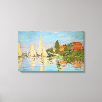 Lienzo Regatta en Argenteuil por Claude Monet