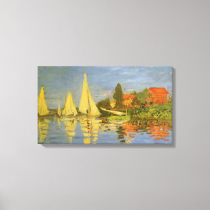 Lienzo Regatta en Argenteuil por Claude Monet