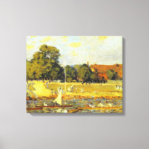 Lienzo Regatta en Hampton Court Alfred Sisley