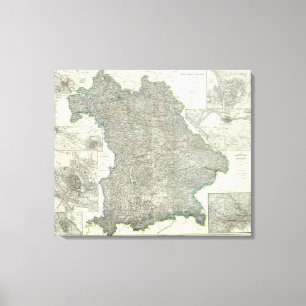 Lienzo Región de Regensburg de Alemania