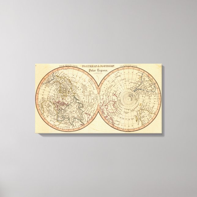 Lienzo Regiones polares (Anverso)