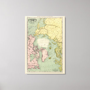 Lienzo Regiones polares del norte