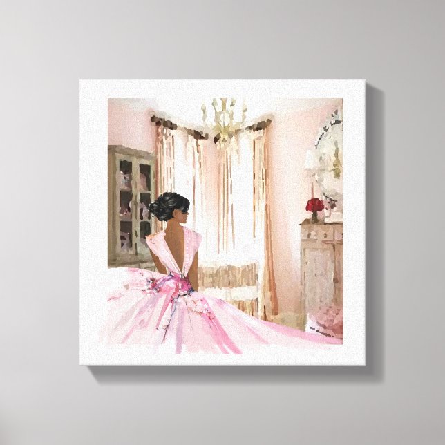 Lienzo Reina de belleza (Anverso)