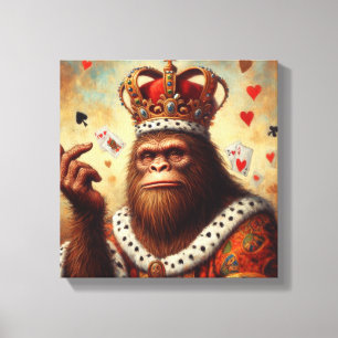 Lienzo Reina de Corazones Bigfoot