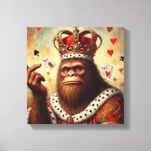 Lienzo Reina de Corazones Bigfoot (Anverso)