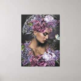 Lienzo Reina de flores