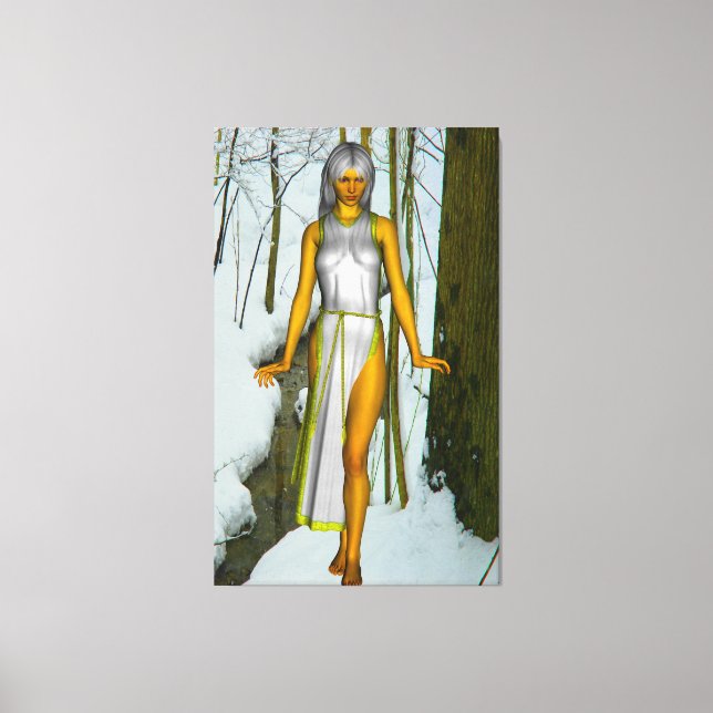 Lienzo Reina de la Nieve (Anverso)