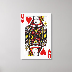 Lienzo Reina de los corazones