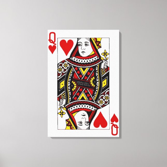 Lienzo Reina de los corazones (Anverso)