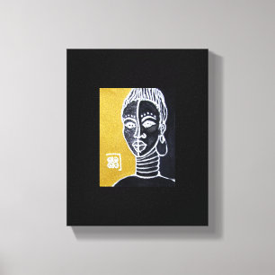 Lienzo Reina del guerrero de Alicia L. McDaniel