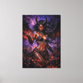 Lienzo Reina del Infierno Lilith