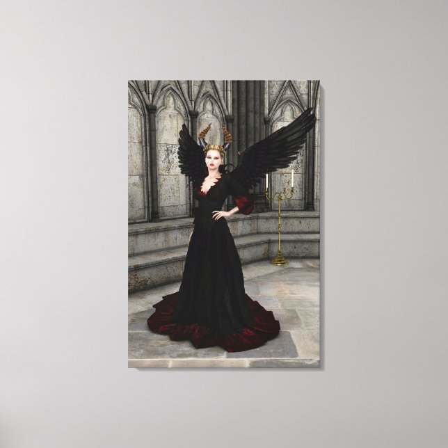 Lienzo Reina del mal (Anverso)