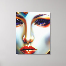 Lienzo Reina dorada de la belleza mística