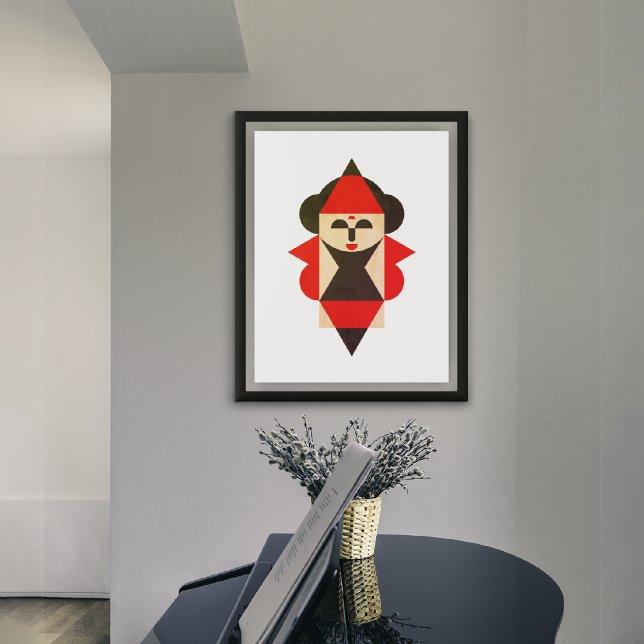 Lienzo Reina elegante (art print hanging by a piano)