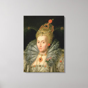 Lienzo Reina Elizabeth I (retrato de la longitud del