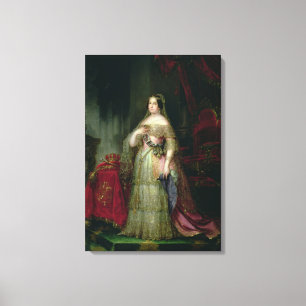 Lienzo Reina Isabel II de España