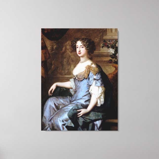 Lienzo Reina María II de Sir Peter Lely (Anverso)