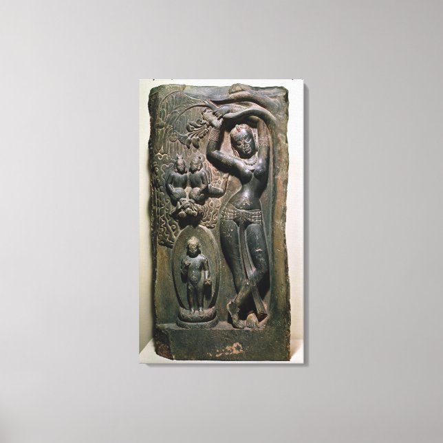 Lienzo Reina Maya dando a luz al futuro Buda (Anverso)