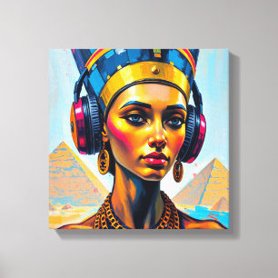 LIENZO REINA NEFERTITI 4