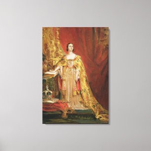 Lienzo Reina Victoria (1819-1901), que lleva la coronació