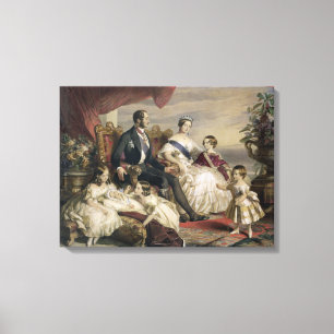 Lienzo Reina Victoria (1819-1901) y Príncipe Alberto