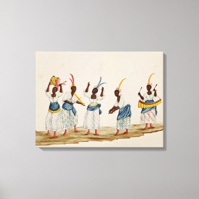 Lienzo Reina y su suite (Anverso)