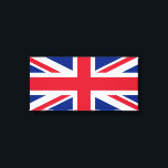Lienzo Reino Unido (Bandera Británica) (Union Jack) (Rein<br><div class="desc">Este diseño presenta la bandera nacional del Reino Unido, también conocida como Union Jack. La bandera también es conocida como la Bandera de la Unión Real en Canadá. Se remonta a principios del siglo XVII, cuando James I había heredado los tronos inglés e irlandés, que le permitían unir a Inglaterra,...</div>