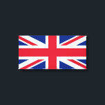 Lienzo Reino Unido (Bandera Británica) (Union Jack) (Rein<br><div class="desc">Este diseño presenta la bandera nacional del Reino Unido, también conocida como Union Jack. La bandera también es conocida como la Bandera de la Unión Real en Canadá. Se remonta a principios del siglo XVII, cuando James I había heredado los tronos inglés e irlandés, que le permitían unir a Inglaterra,...</div>