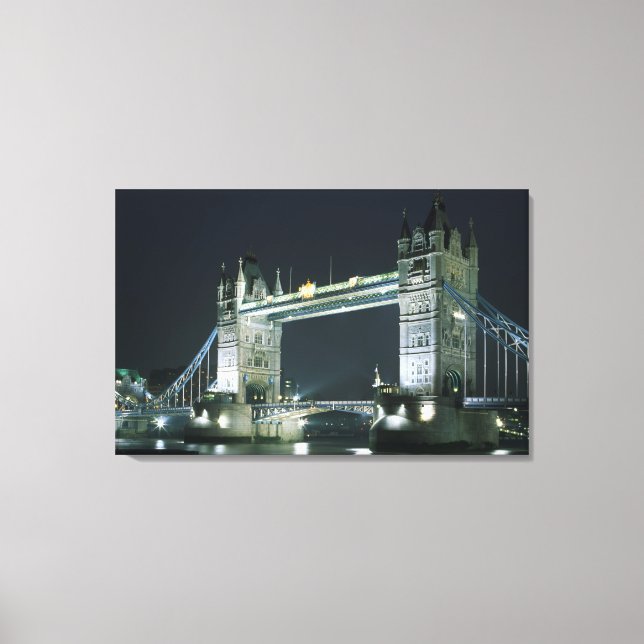 Lienzo Reino Unido, Inglaterra, Londres, Tower Bridge. (Anverso)