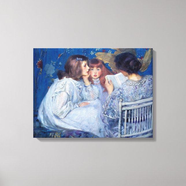 Lienzo Relatos de la jungla por James Shannon. (Anverso)