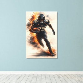 Lienzo Relentless Rush – Power Football Canvas Print