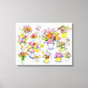 Lienzo relevo de la flor