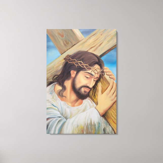Lienzo Religión cristiana Jesucristo (Anverso)