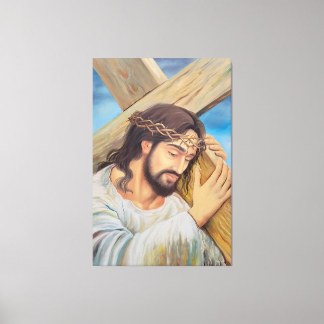 Lienzo Religión cristiana Jesucristo (Anverso)